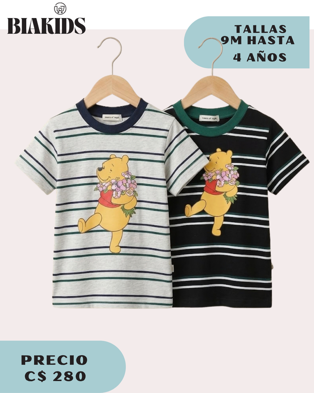 Camiseta Rayas Winnie Pooh