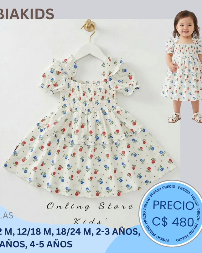 Vestido manga elegante