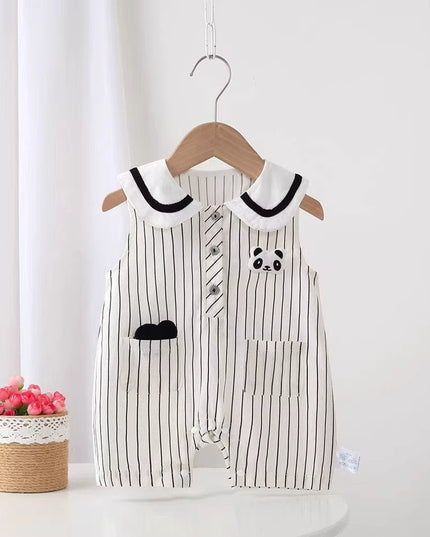 Mameluco Panda Rayas