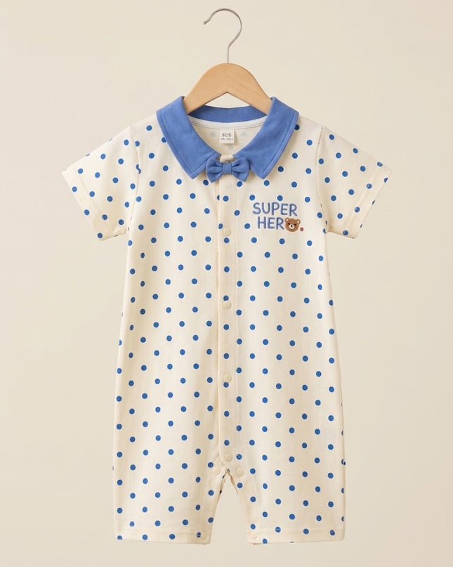 Camisa Polo Puntos Azul