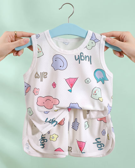 Conjunto Blanco Nubes Animales