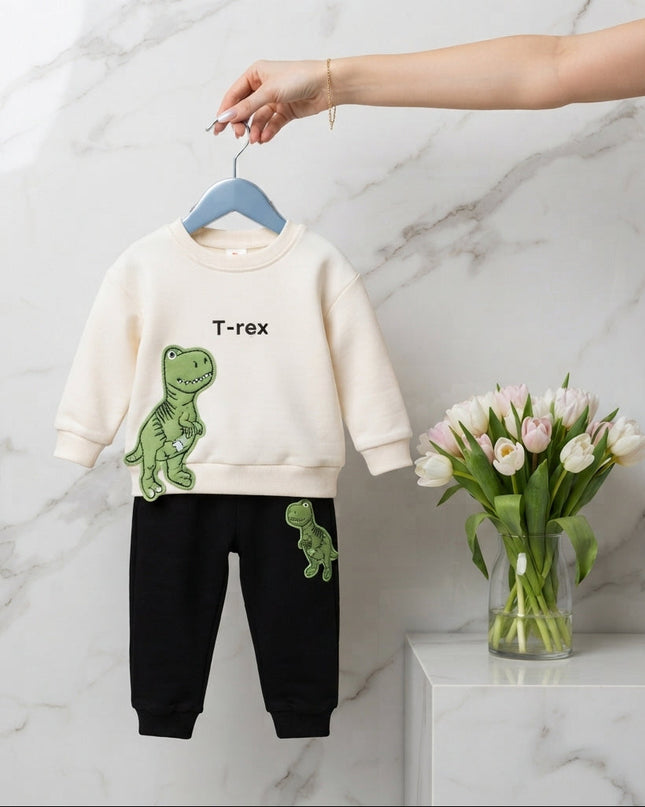 Conjunto Dinosaurio Negro