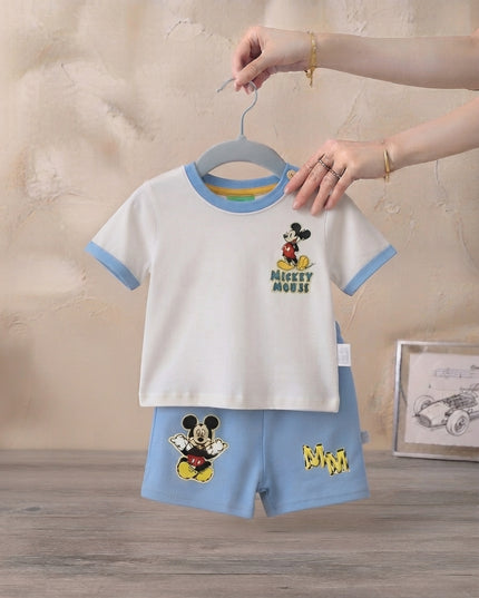 Conjunto Mickey celeste