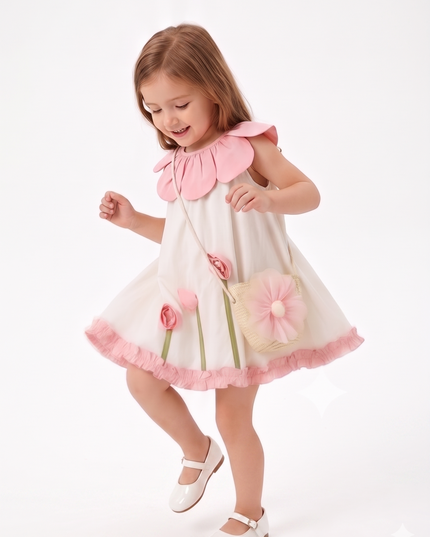 Vestido Flor 3D