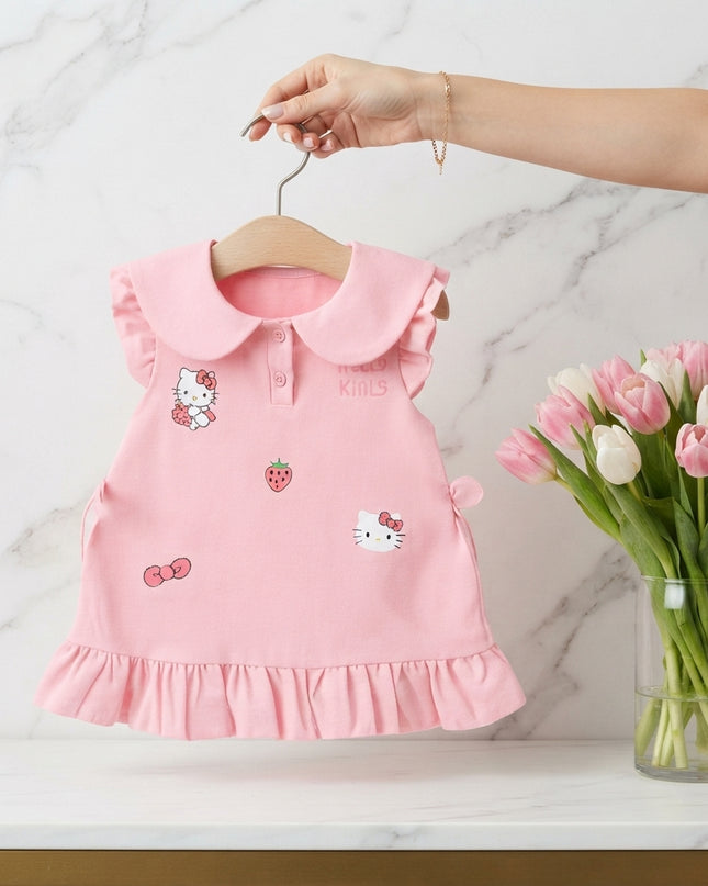 Vestido Hello Kitty Rosa