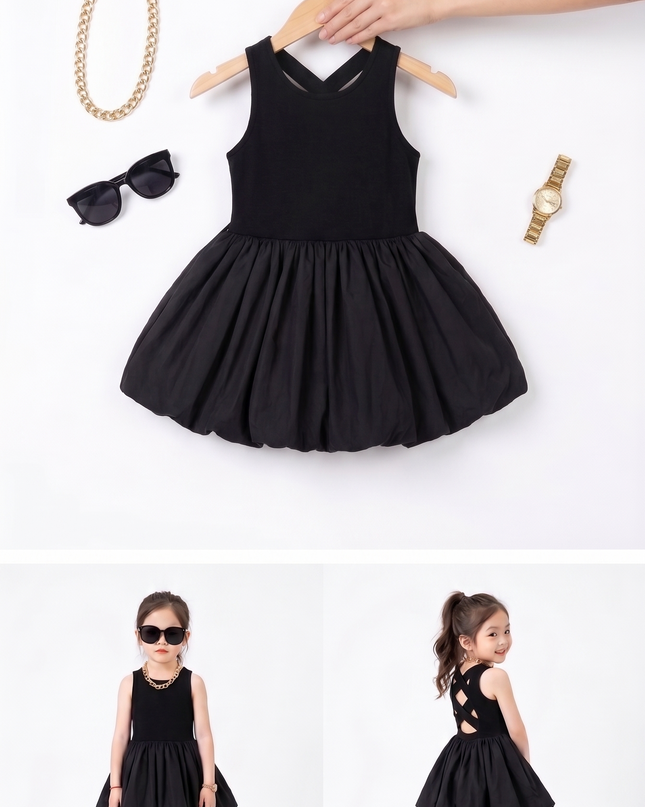 Vestido Negro urbano