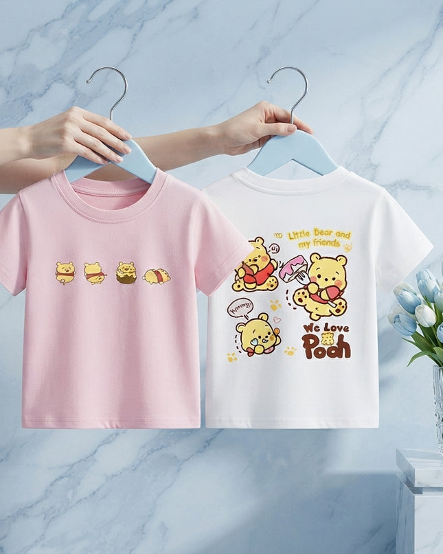 Camiseta Winnie Pooh Rosa 4pooh
