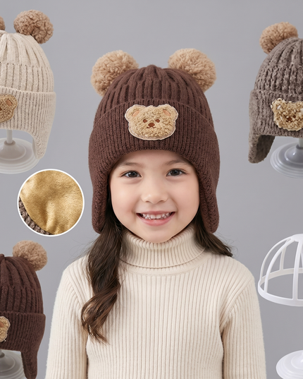 Gorritos de osito con pon pon