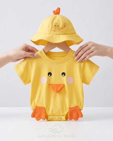 Mameluco de pato con sombrero