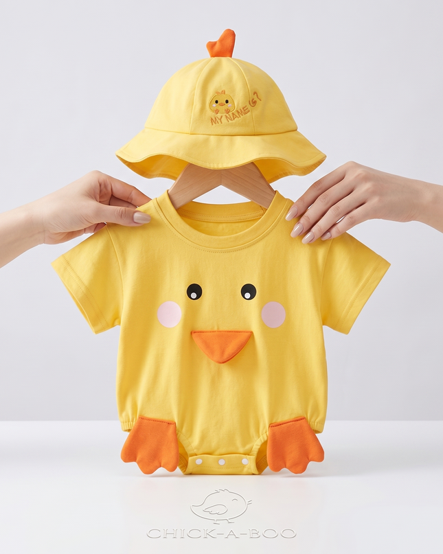 Mameluco de pato con sombrero