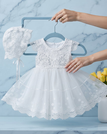 Vestido Bautizo Blanco C