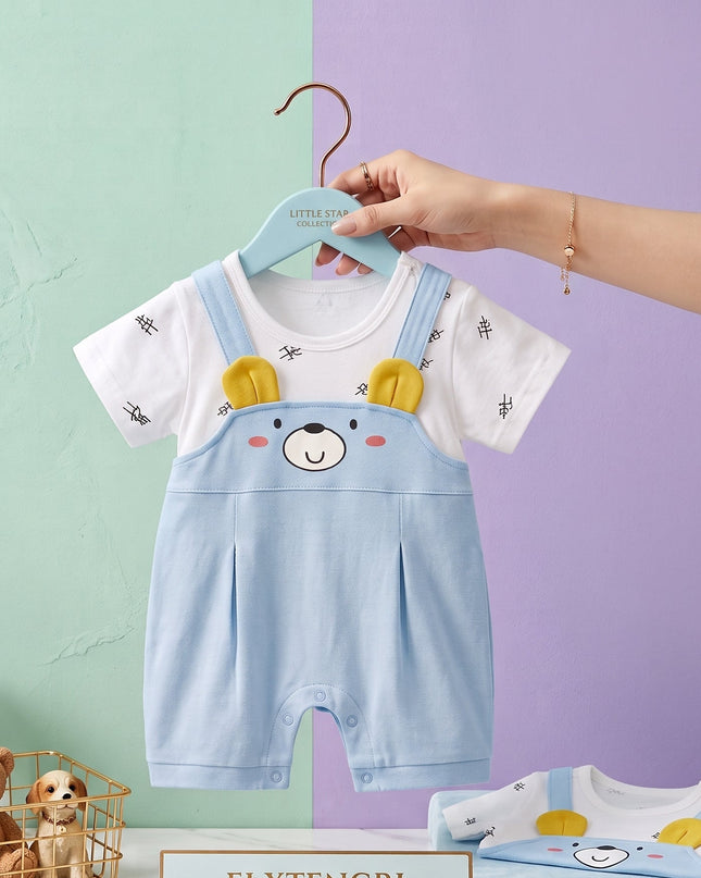 Conjunto Tirantes Osito Azul