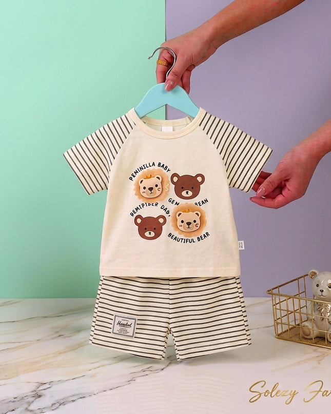 Conjunto Ositos Beige