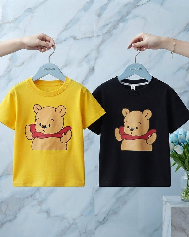 Camiseta Winnie Pooh Negra