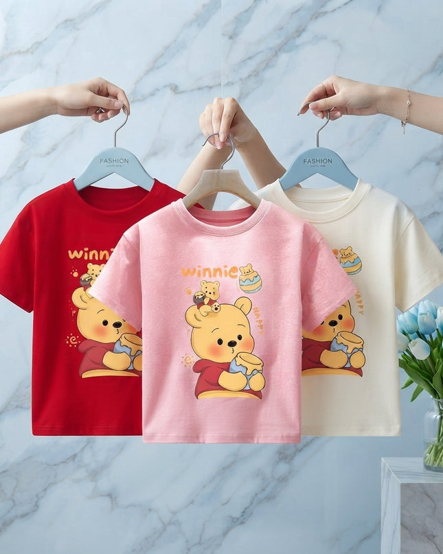 Camiseta Winnie Pooh Crema honey