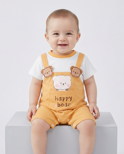 Mameluco osito 3D happy bear