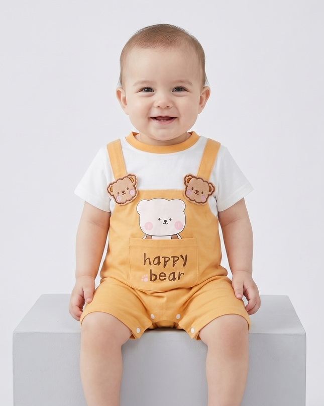 Mameluco osito 3D happy bear
