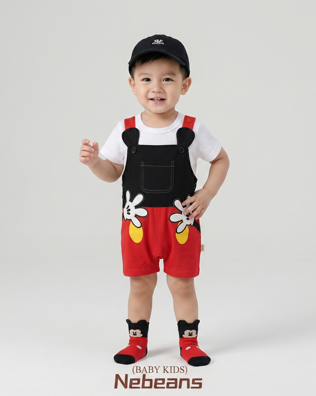 Mameluco Mickey rojo