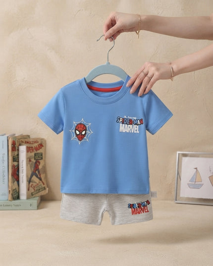 Conjunto Spiderman celeste