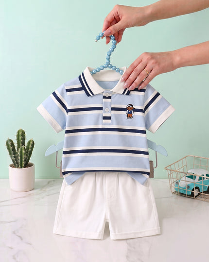 Conjunto Rayas Blanco