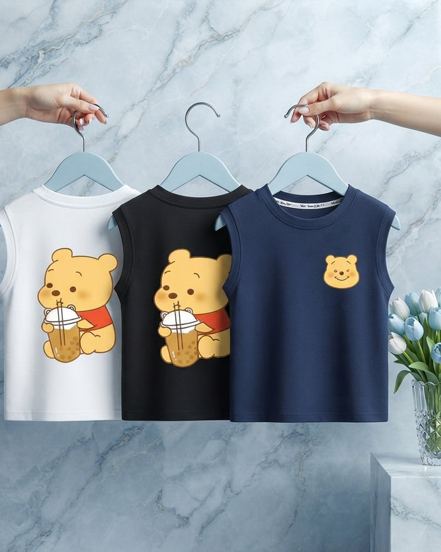 Camisola Winnie Pooh bubble negra