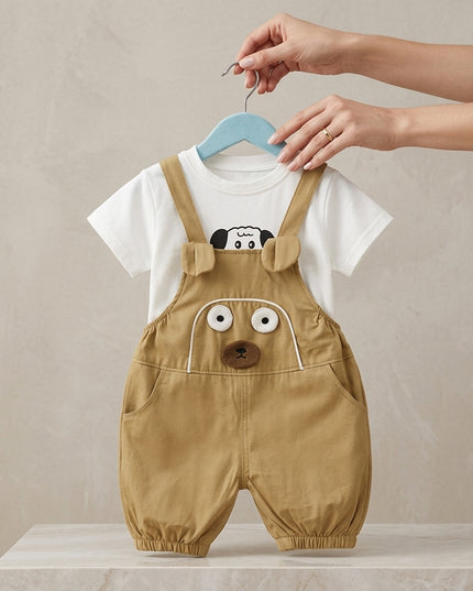 Conjunto Perrito Cafe
