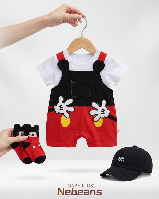 Mameluco Mickey rojo