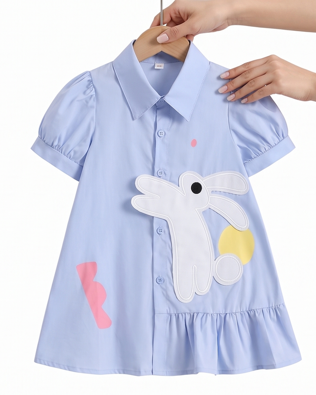 Vestido Conejito Bordado