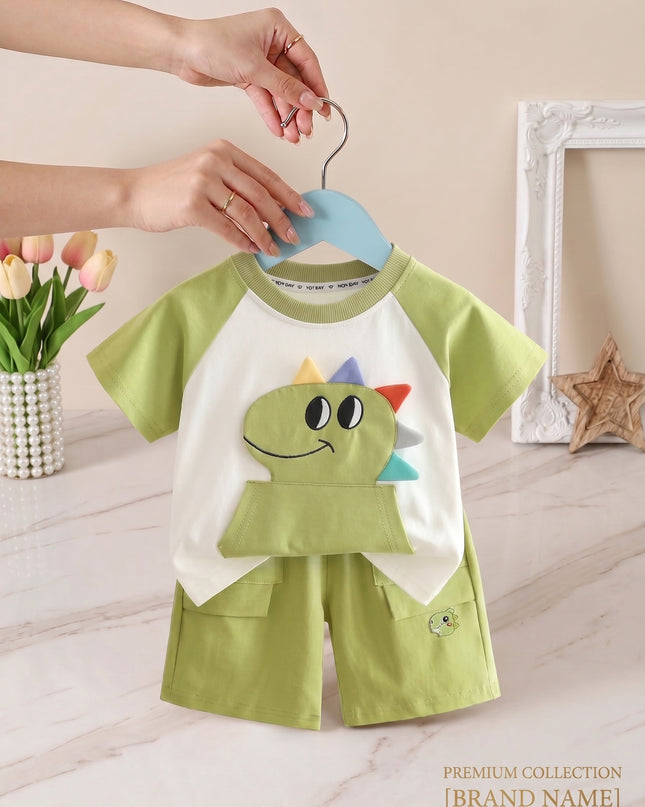 Conjunto Dinosaurio Verde