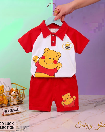Conjunto Winnie Pooh Rojo