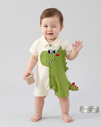 Mameluco dino verde