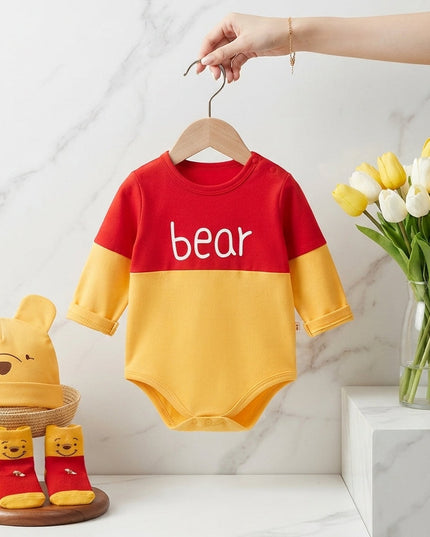 Conjunto Bear Rojo Amarillo