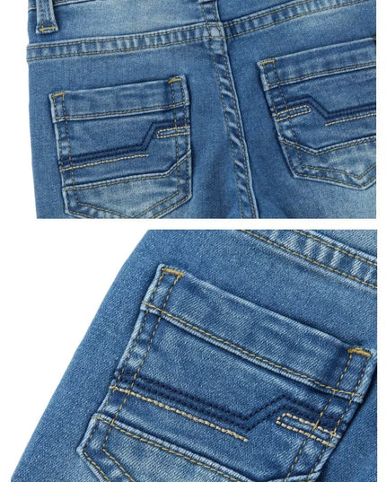 Pantalón negro y azul