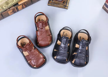 Sandalias de cafe y Negra