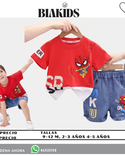 Conjunto Spiderman