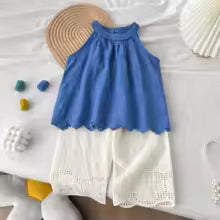 set bordado palazzo