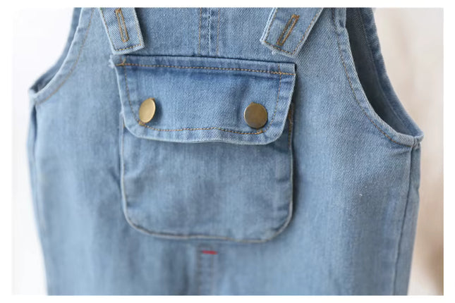 Overall jeans con alas