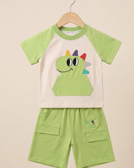 Conjunto Dinosaurio Verde