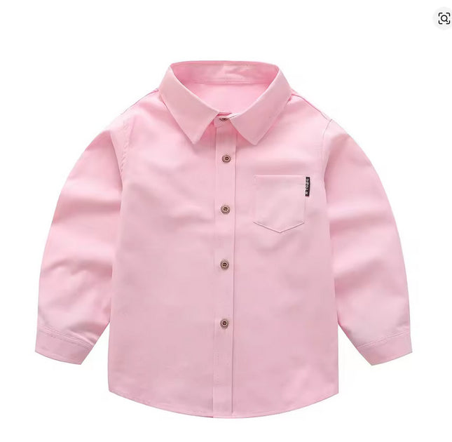 Camisa Formal m/larga Rosada