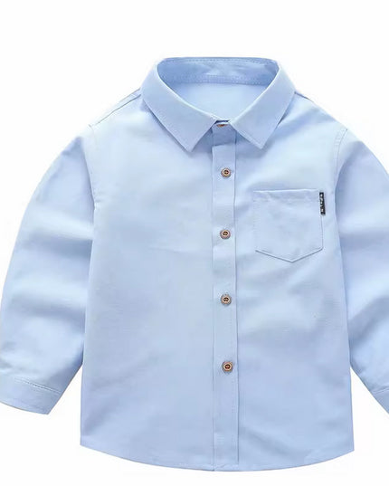Camisa Formal Manga Larga | celeste