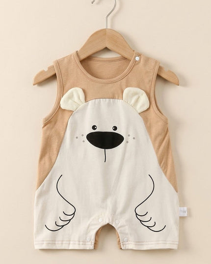 Mameluco Osito Beige Tirantes C
