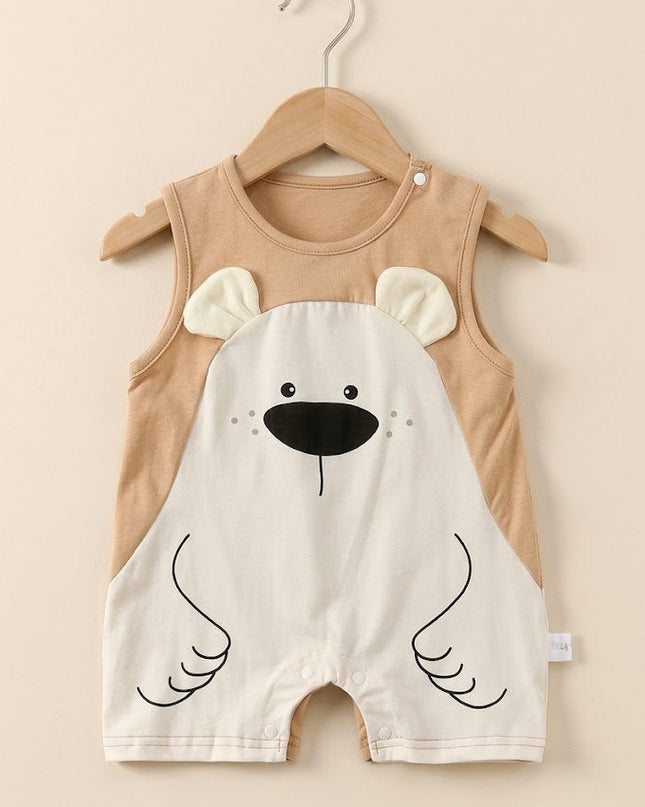 Mameluco Osito Beige Tirantes C